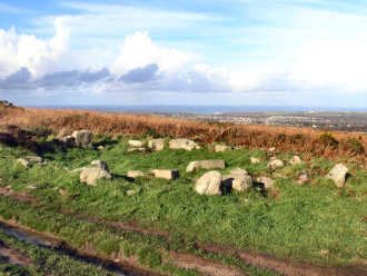 Carn Brea - the hill overlooking Camborne and Redruth