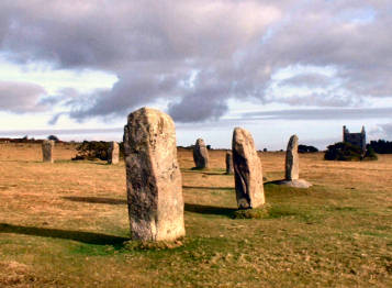 The Hurlers and Pipers Standing Stones