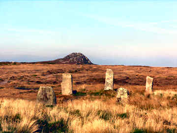 Nine Maidens Stone Circle in West Penwith