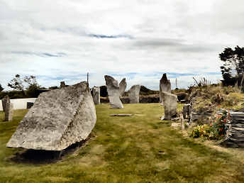 Ed Prynn and his Prynnhenge